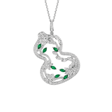 Qeelin Wulu Garden Maxi Necklace-Qeelin Wulu Garden Maxi Necklace - WUN15FXWGEM