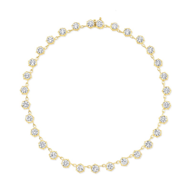 Rahaminov Diamonds Elizbeth Diamond Necklace-Rahaminov Diamonds Elizbeth Diamond Necklace - NK - 8834