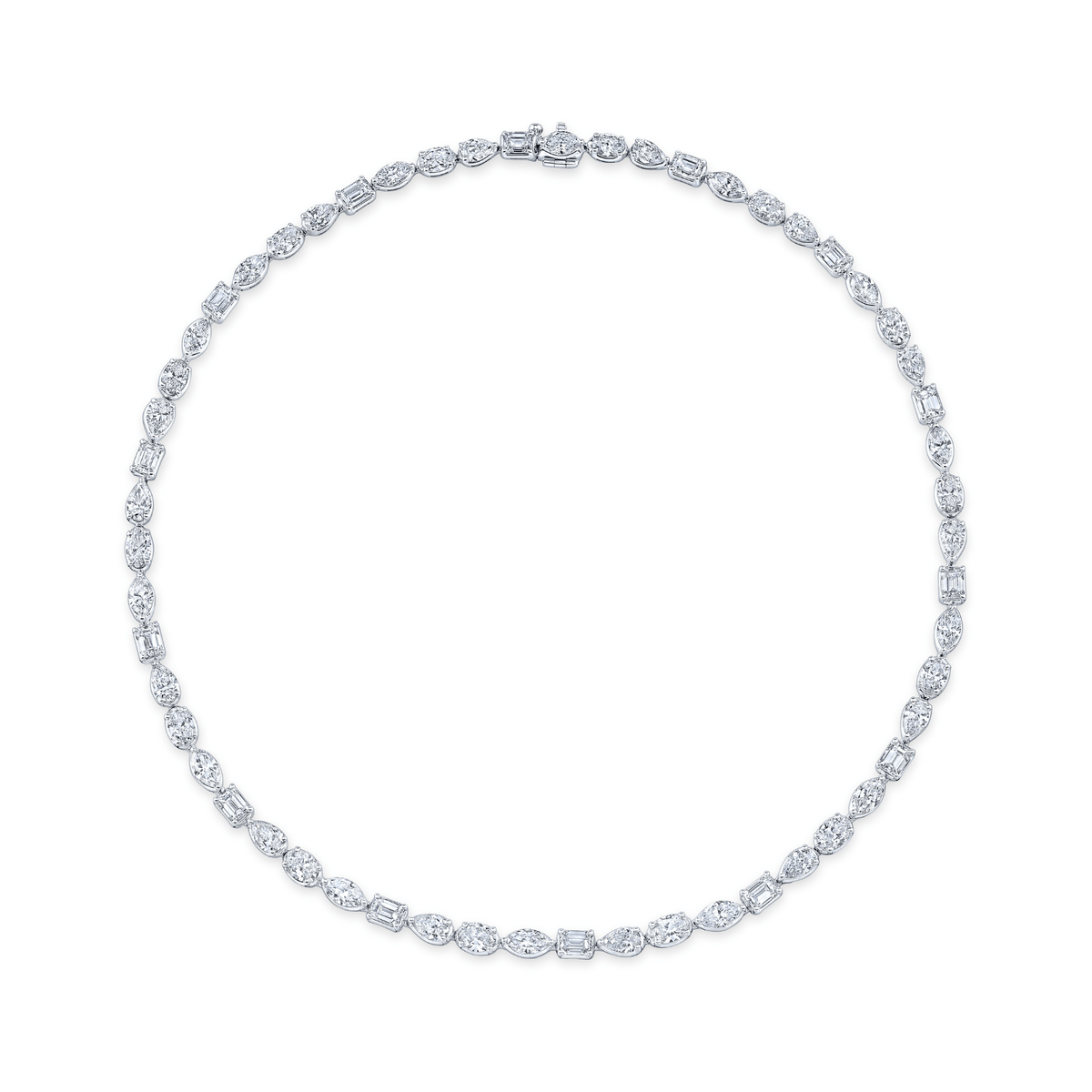 Rahaminov Diamonds Mixed Diamonds Necklace