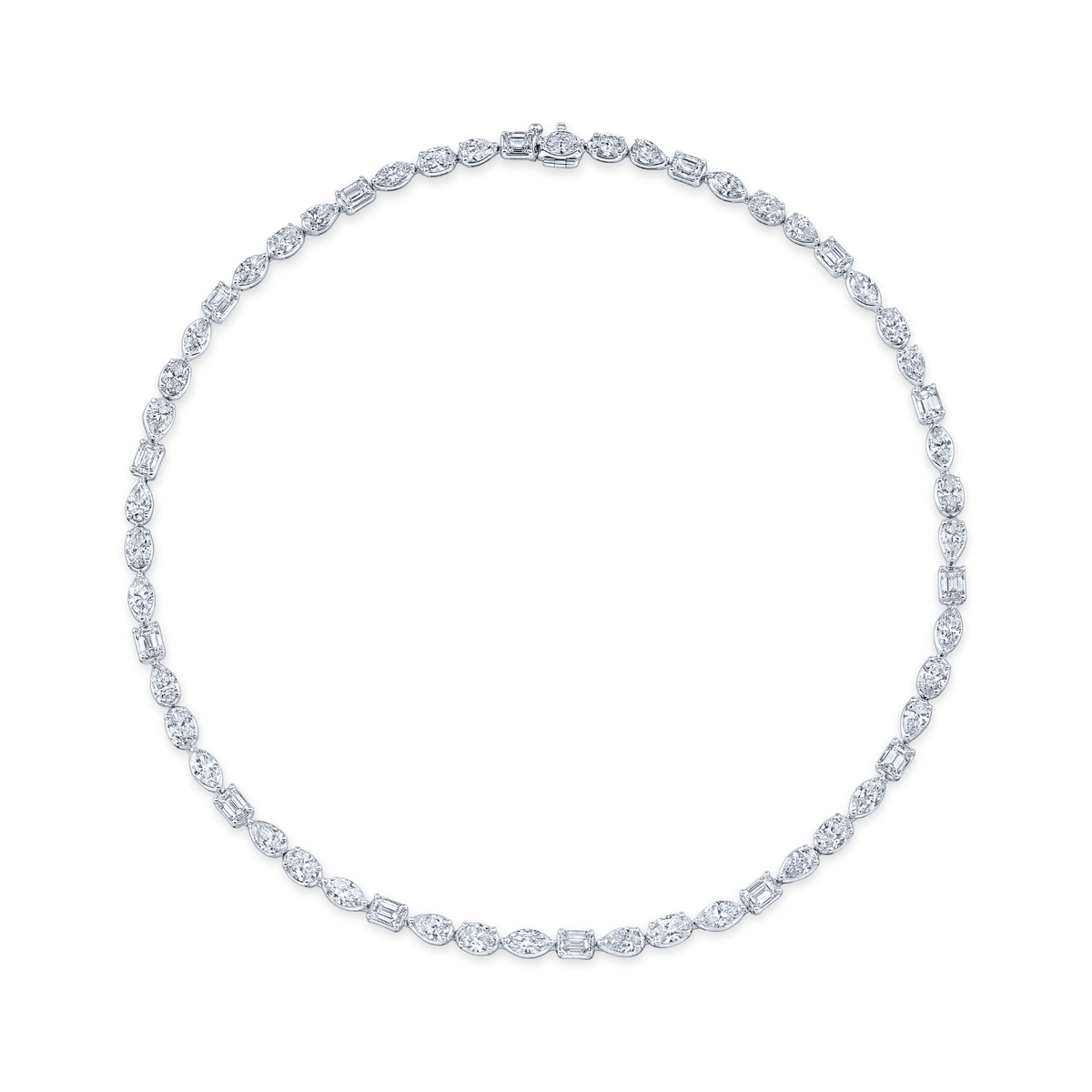 Rahaminov Diamonds Mixed Diamonds Necklace