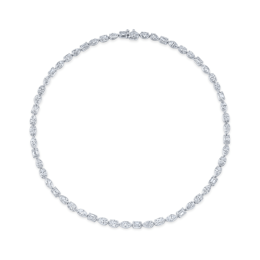 Rahaminov Diamonds Mixed Diamonds Necklace