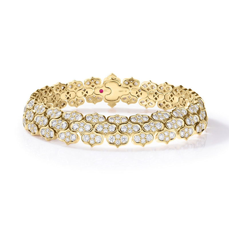 Roberto Coin Cobra Diamond Bracelet-Roberto Coin Cobra Diamond Bracelet - 8883629AYLBX