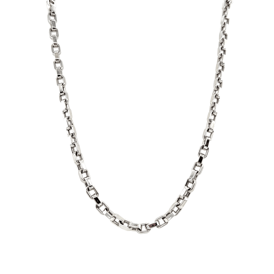 Roberto Coin Designer Gold Square Link Necklace - 5310166AW220