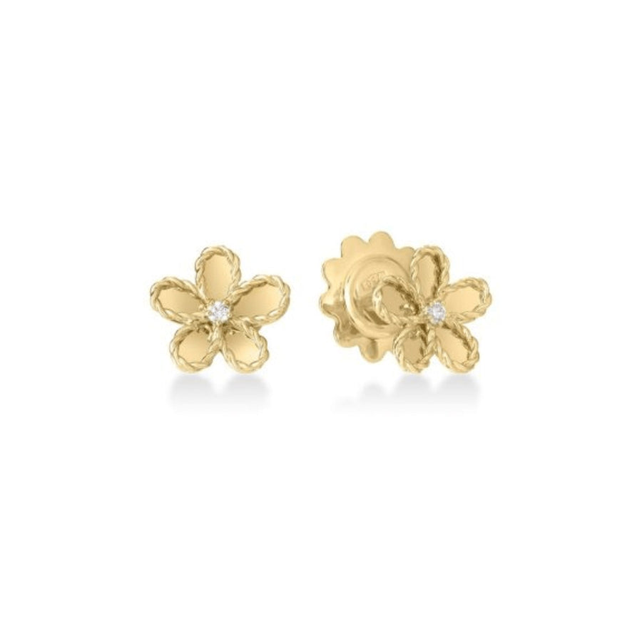 Roberto Coin Jasmine Small Flower Earrings - 7773757AYERX