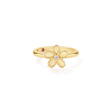 Roberto Coin Jasmine Small Flower Ring-Roberto Coin Jasmine Small Flower Ring - 7773757AY65X
