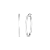 Roberto Coin Oval Hoop Earrings-Roberto Coin Oval Hoop Earrings - 556026AWER00