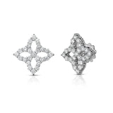 Roberto Coin Princess Flower Diamond Large Outline Stud Earrings-Roberto Coin Princess Flower Diamond Large Outline Stud Earrings - 8882350AWERX