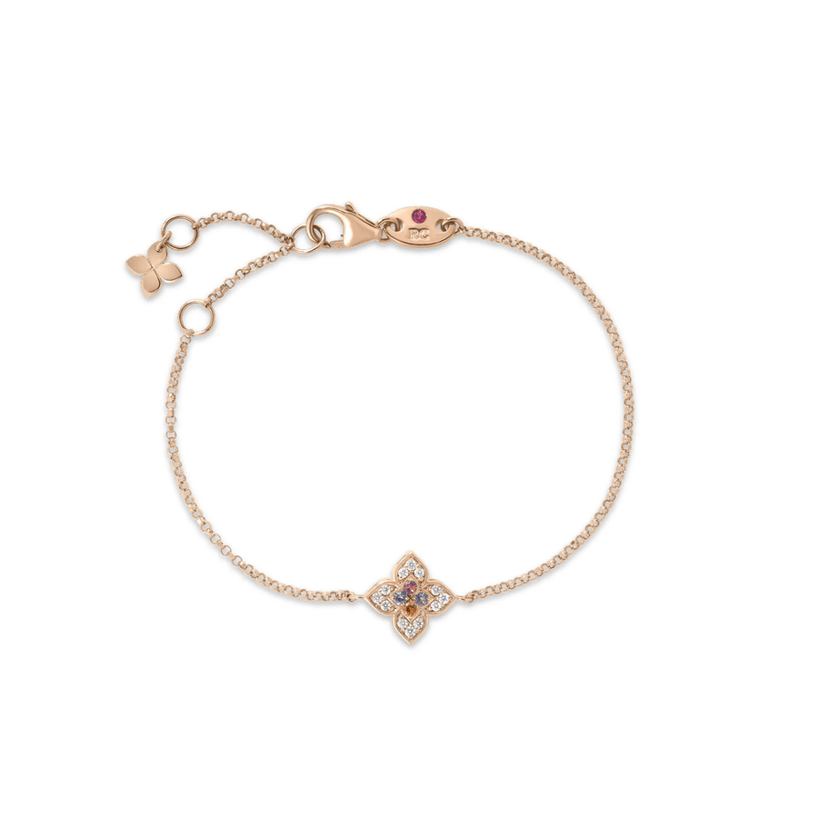 Roberto Coin Venetian Princess Carnival Alternating Flower Bracelet - 8883454AXLBX