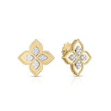Roberto Coin Venetian Princess Diamond Medium Flower Stud Earrings-Roberto Coin Venetian Princess Diamond Medium Flower Stud Earrings - 8882754AJERX