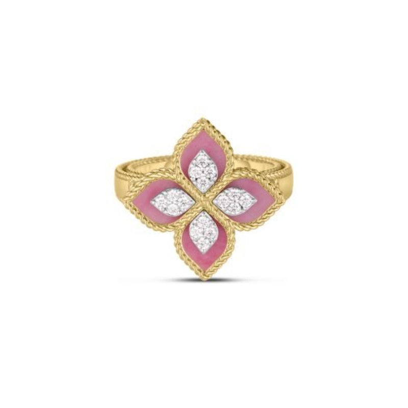 Roberto Coin Venetian Princess Pirouette Diamond & Rhodonite