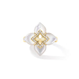 Roberto Coin Venetian Princess Mother-of-Pearl & Diamond Ring-Roberto Coin Venetian Princess Mother - of - Pearl & Diamond Ring - 8883529AY65XM