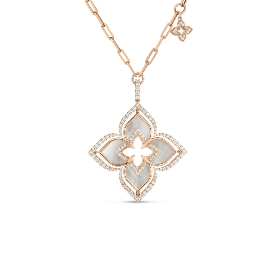Roberto Coin Venetian Princess Pirouette Large Flower Necklace - 8883498AX17XP