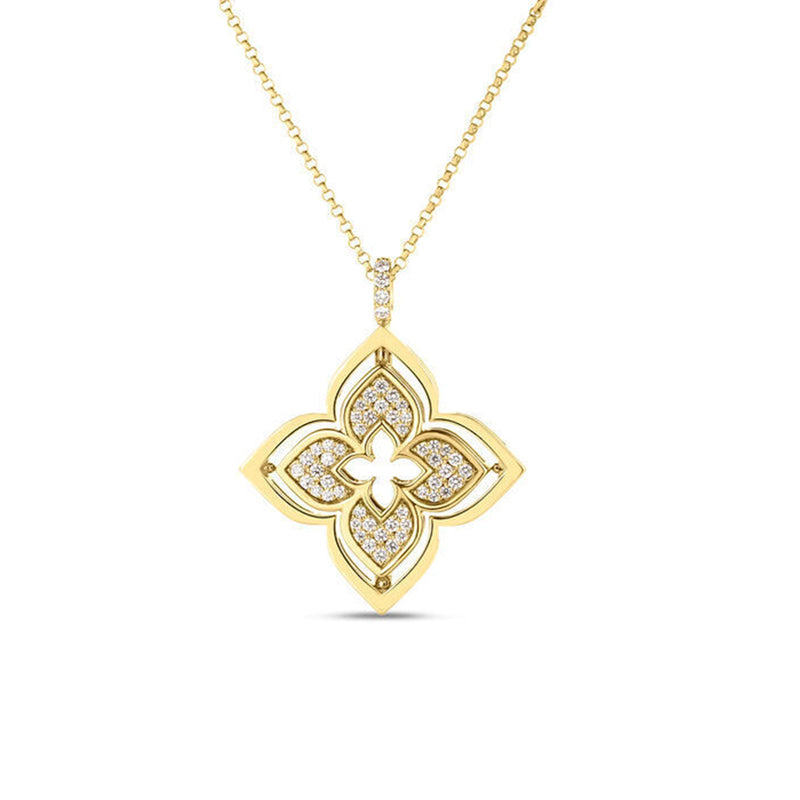 Roberto Coin Venetian Princess Pirouette Necklace-Roberto Coin Venetian Princess Pirouette Necklace - 883470AY17XA
