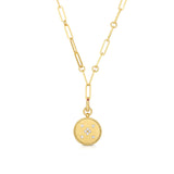 Roberto Coin Venetian Princess Small Medallion Necklace-Roberto Coin Venetian Princess Small Medallion Necklace - 7773105AY19X