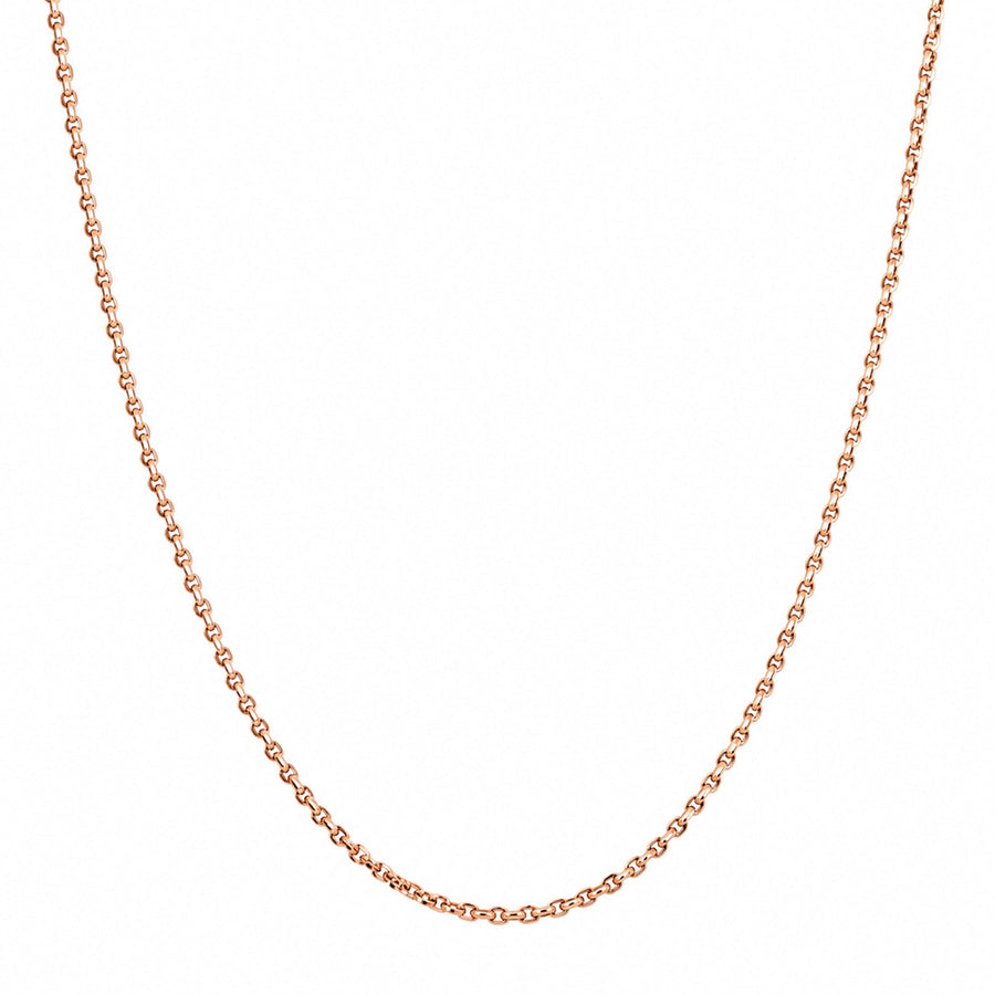 Rose Gold Classic Cable Chain Necklace - 8NKEY05899