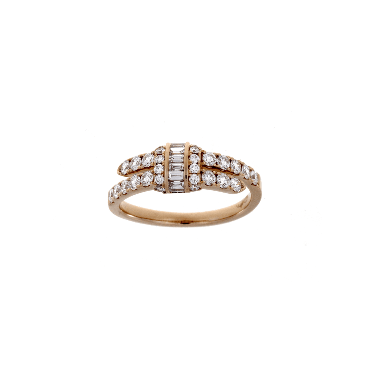 Rose Gold Diamond Ring - DRDMS09671