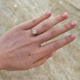 Round Brilliant Cut Diamond Solitaire Engagement Ring-Round Brilliant Cut Diamond Solitaire Engagement Ring - DRJST02115