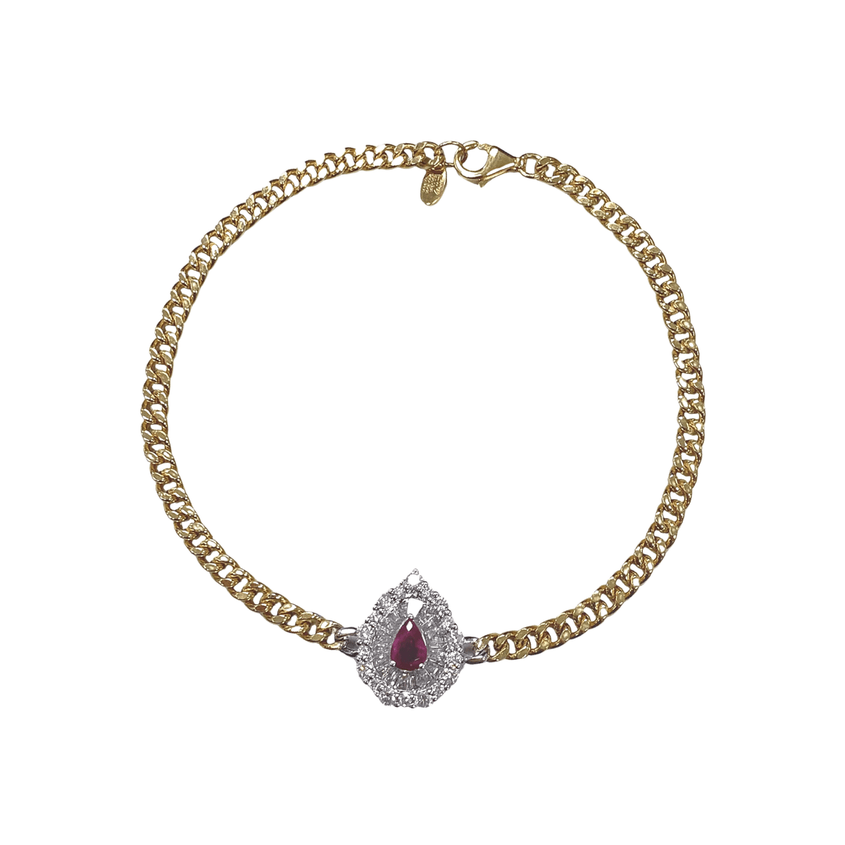 Ruby Diamond Bracelet - RBEDW00281