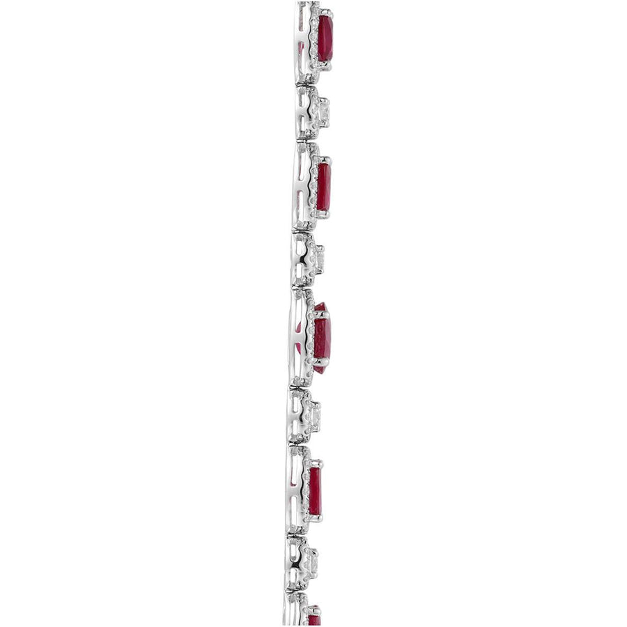 Ruby Diamond Bracelet - RBRTJ00073