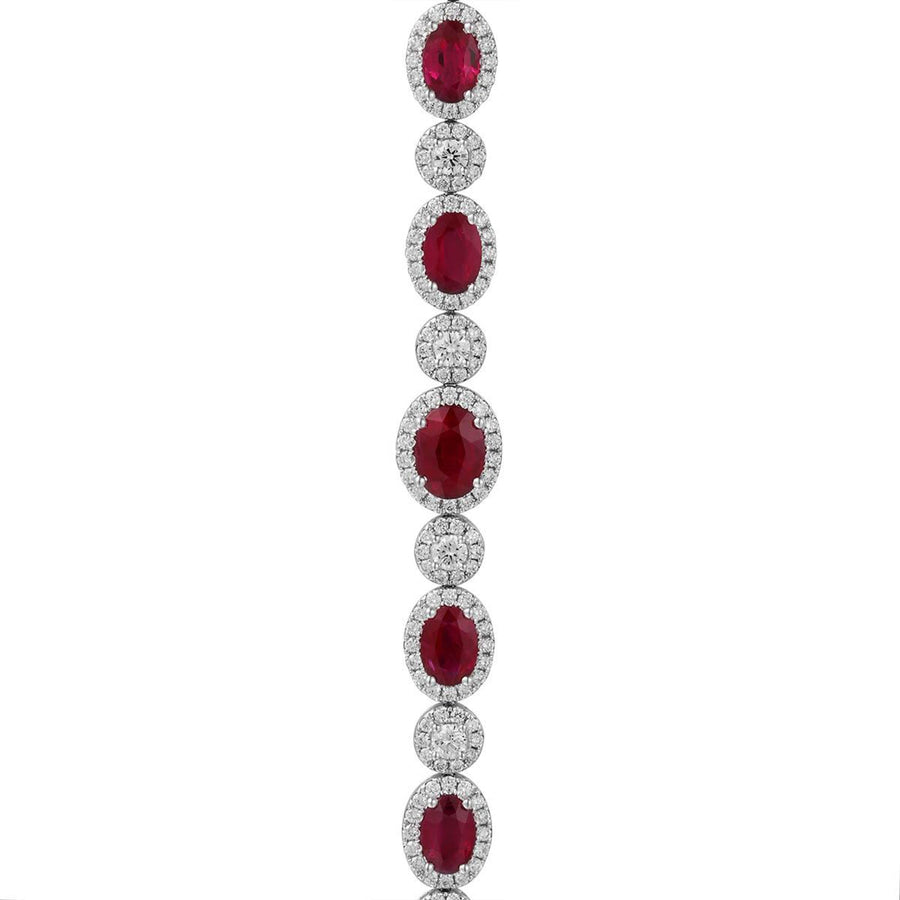 Ruby Diamond Bracelet - RBRTJ00073