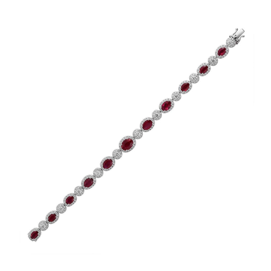 Ruby Diamond Bracelet - RBRTJ00073