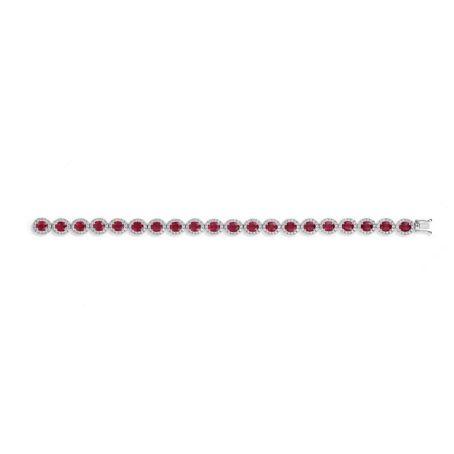Ruby Diamond Bracelet - RBRTJ00082