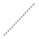 Ruby Diamond Bracelet-Ruby Diamond Bracelet RBRTJ00091