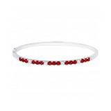 Ruby Diamond Halfway Bangle-Ruby Diamond Halfway Bangle - RBNEL00216