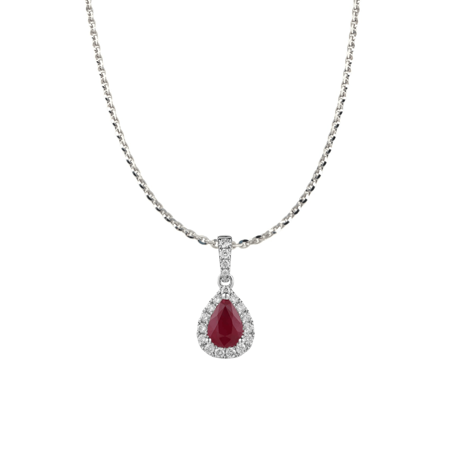 Ruby Diamond Necklace RNRTJ00064