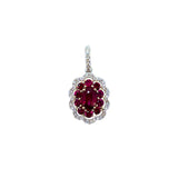 Ruby Diamond Pendant-Ruby Diamond Pendant - RPTIJ00117