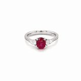 Ruby Diamond Ring-Ruby Diamond Ring