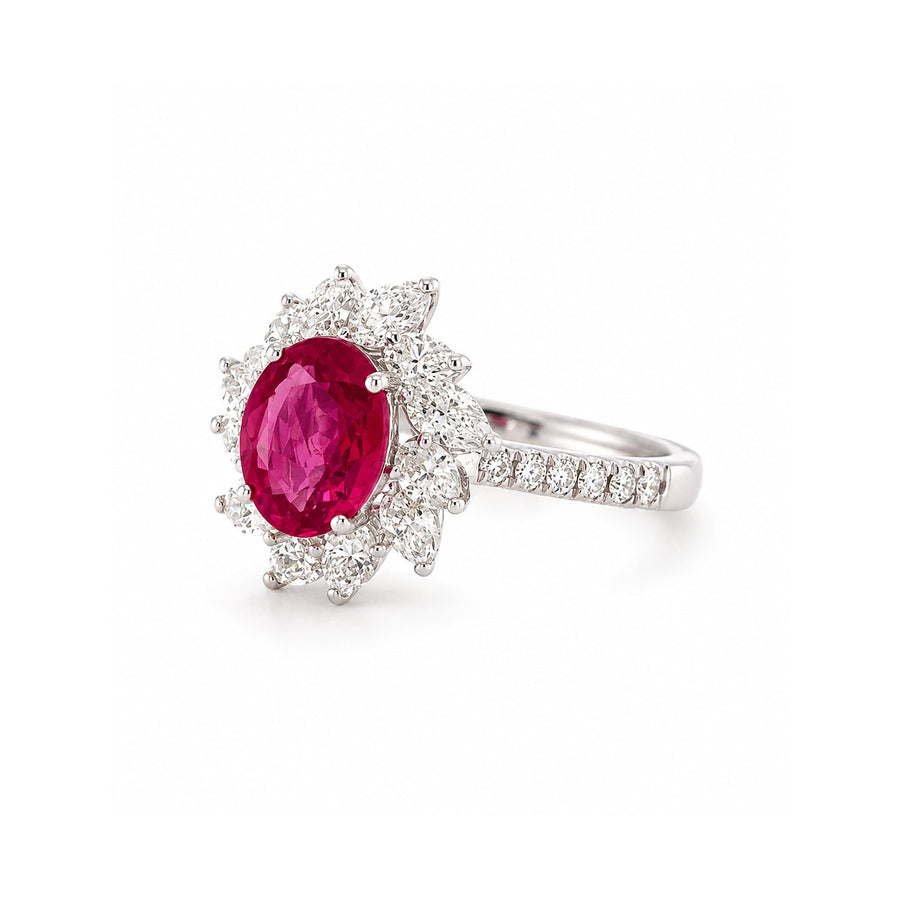 Ruby Diamond Ring