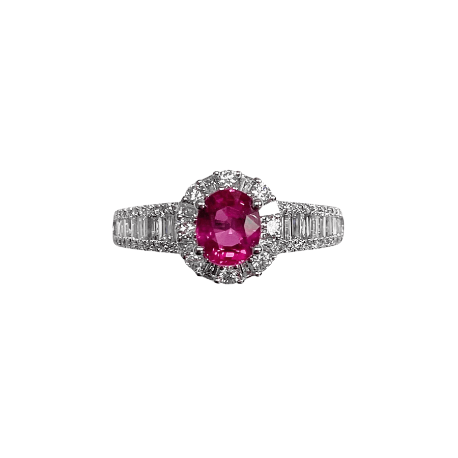 Ruby Diamond Ring - RREDW00547