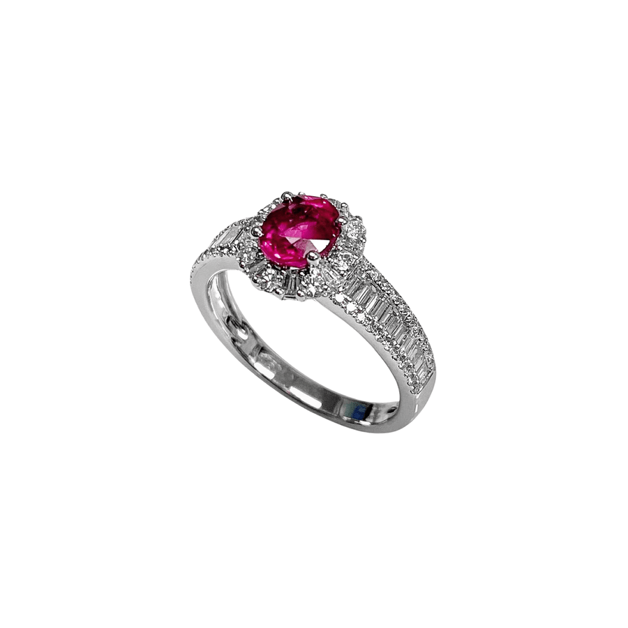 Ruby Diamond Ring - RREDW00547