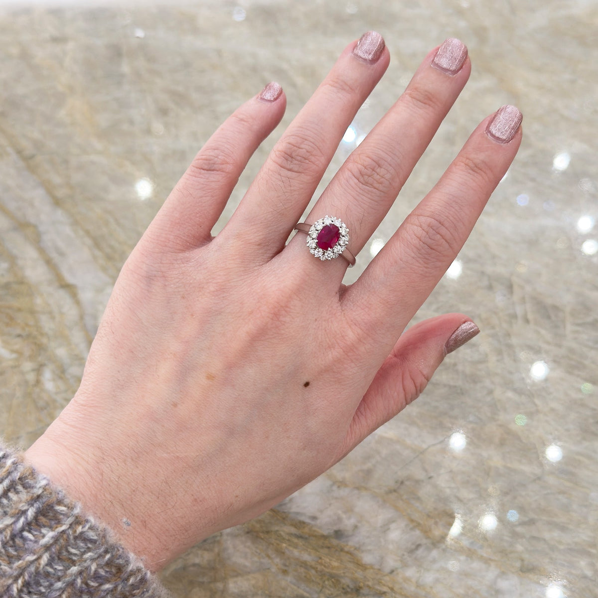 Ruby Diamond Ring - RRNEL00661