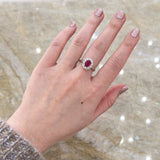Ruby Diamond Ring-Ruby Diamond Ring - RRNEL00661