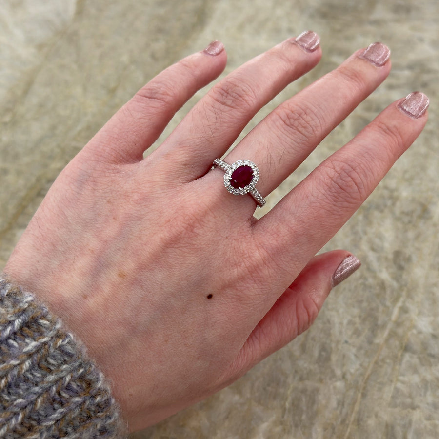 Ruby Diamond Ring - RRNEL00679