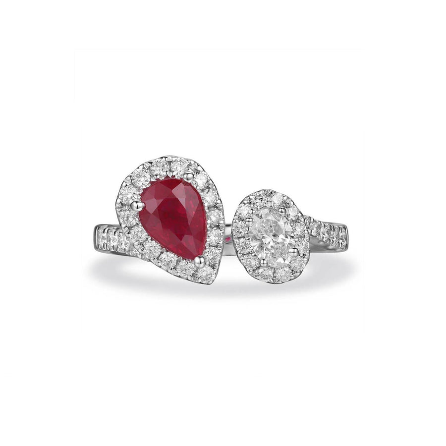 Ruby Diamond Ring - RRRTJ00109