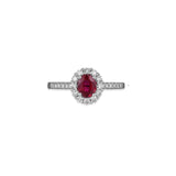 Ruby Diamond Ring-Ruby Diamond Ring - RRRTJ00117