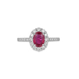 Ruby Diamond Ring-Ruby Diamond Ring - RRRTJ00125