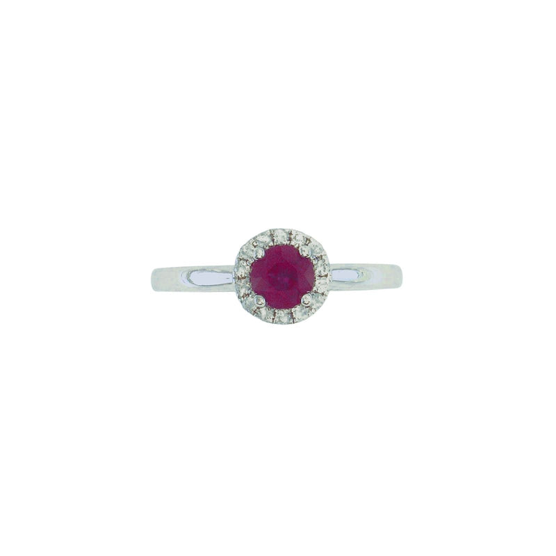 Ruby Diamond Ring-Ruby Diamond Ring RRRTJ00133