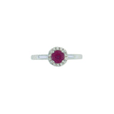 Ruby Diamond Ring-Ruby Diamond Ring RRRTJ00133
