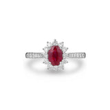 Ruby Diamond Ring-Ruby Diamond Ring - RRRTJ00158