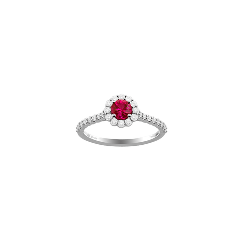 Ruby Diamond Ring-Ruby Diamond Ring RRSPK00125