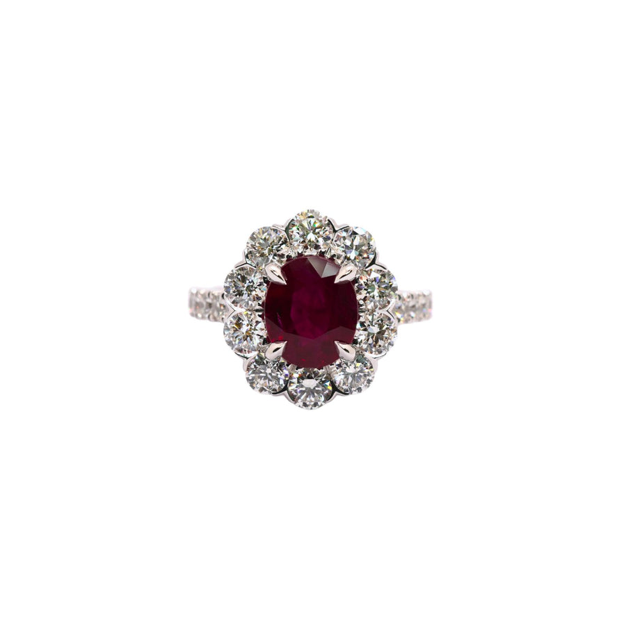 Ruby Diamond Ring - RRUJD00240