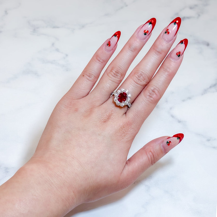 Ruby Diamond Ring - RRUJD00240