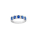 Sapphire Diamond Band-Sapphire Diamond Band - R6534 - S