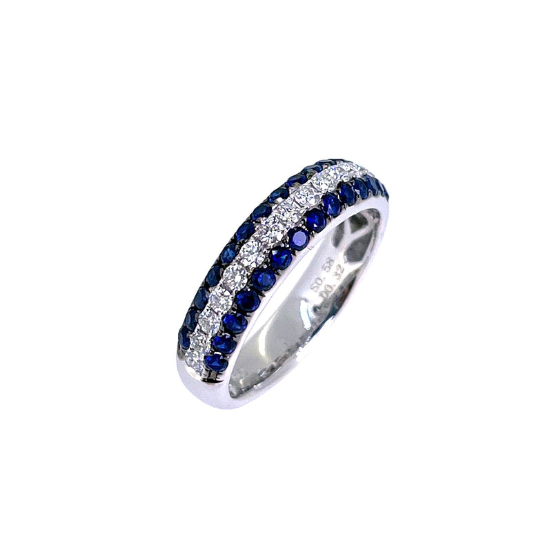 Sapphire Diamond Band-Sapphire Diamond Band - SRTIJ01946