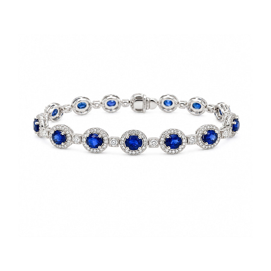 Sapphire Diamond Bracelet
