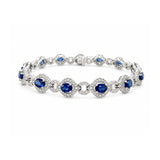 Sapphire Diamond Bracelet-Sapphire Diamond Bracelet